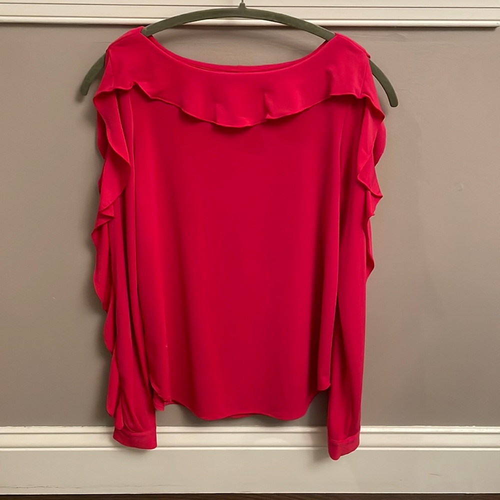 Ann Taylor cutout shoulders top xs